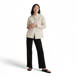 Madewell Denim Daisy Chore Jacket Classic Light Wash Workwear Style | XS NWT